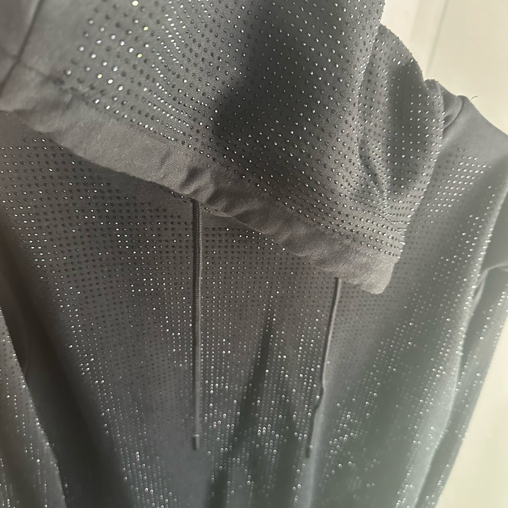 Bailey 44 Black Rhinestone Hoodie
